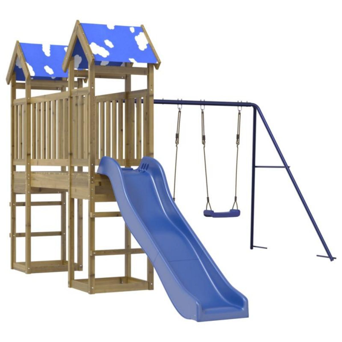 VIDAXL Aire de jeux d extérieur bois de pin imprégné