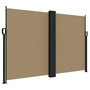 Voir la diapositive 2 : VIDAXL Auvent lateral retractable taupe 160x1000 cm
