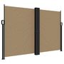 Voir la diapositive 2 : VIDAXL Auvent lateral retractable taupe 160x1000 cm