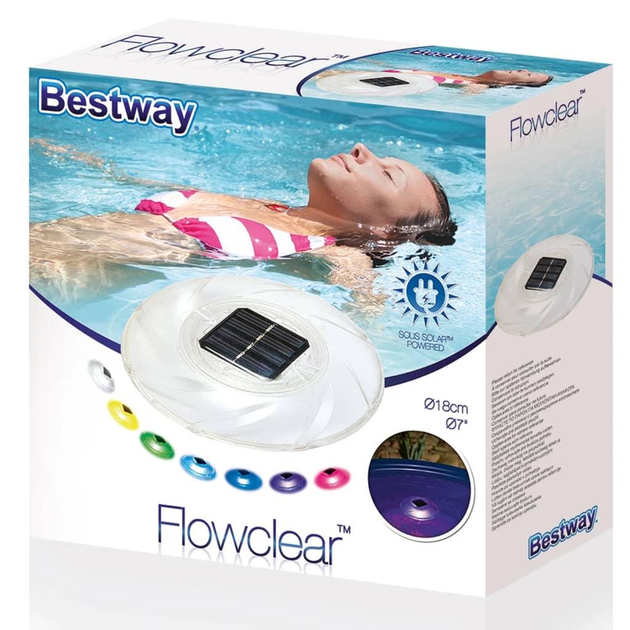 Voir la diapositive 5 : BESTWAY Bestway lampe solaire flottante 58111