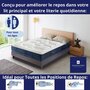Voir la diapositive 3 : DAGOSTINO HOME Matelas 90x190 Mousse HR  Luxe Confort  Extra Ferme | Double Face (Été-Hiver) | Soutien Équilibré, Parfait et Tonique | H20cm
