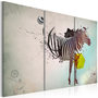Voir la diapositive 1 : Paris Prix Tableau Imprimé  Zèbre Abstraction