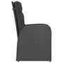 Voir la diapositive 5 : VIDAXL Salon de jardin 11 pcs avec coussins resine tressee noir
