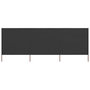 Voir la diapositive 3 : VIDAXL Paravent 3 panneaux Tissu 400 x 120 Anthracite