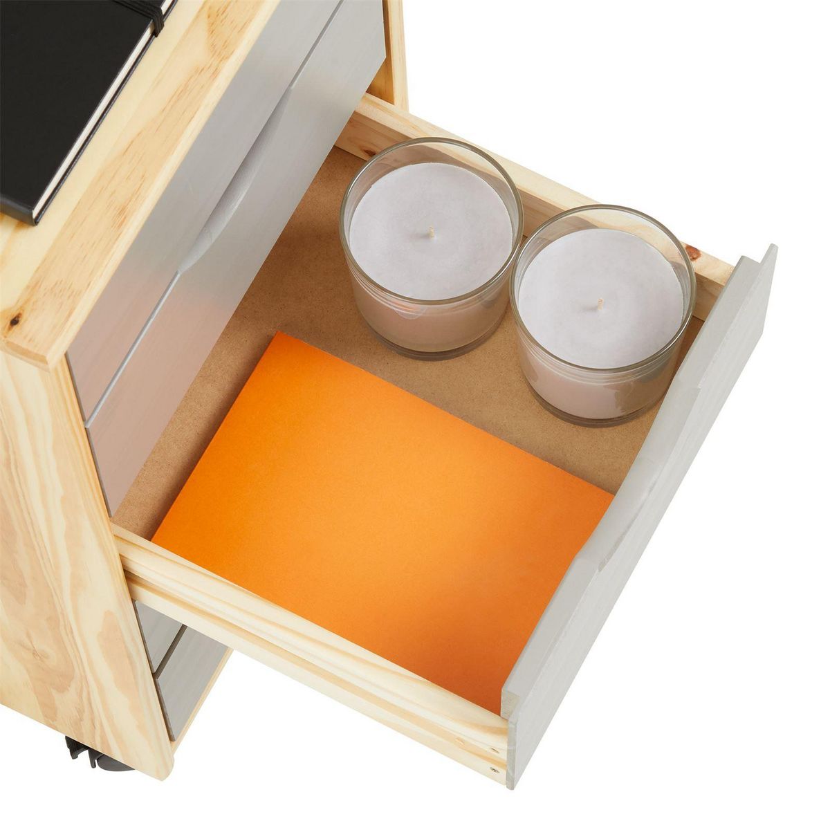 IDIMEX Caisson de bureau sur roulettes LAGOS, avec 5 tiroirs