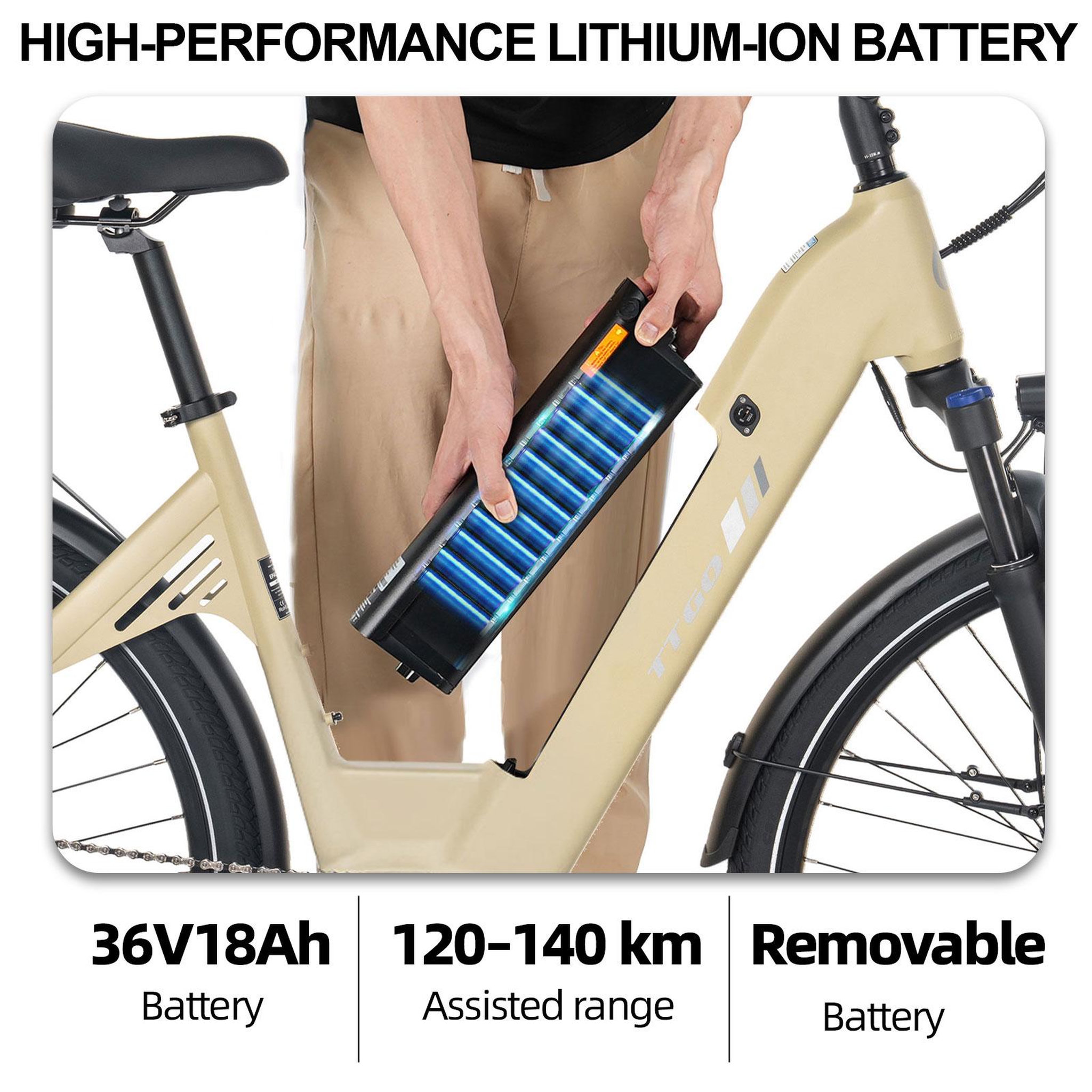 Voir la diapositive 5 : TTGO Vélo électrique TTGO C7 SE 28  à moteur central