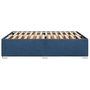 Voir la diapositive 5 : VIDAXL Cadre de lit sans matelas bleu 140x190 cm tissu