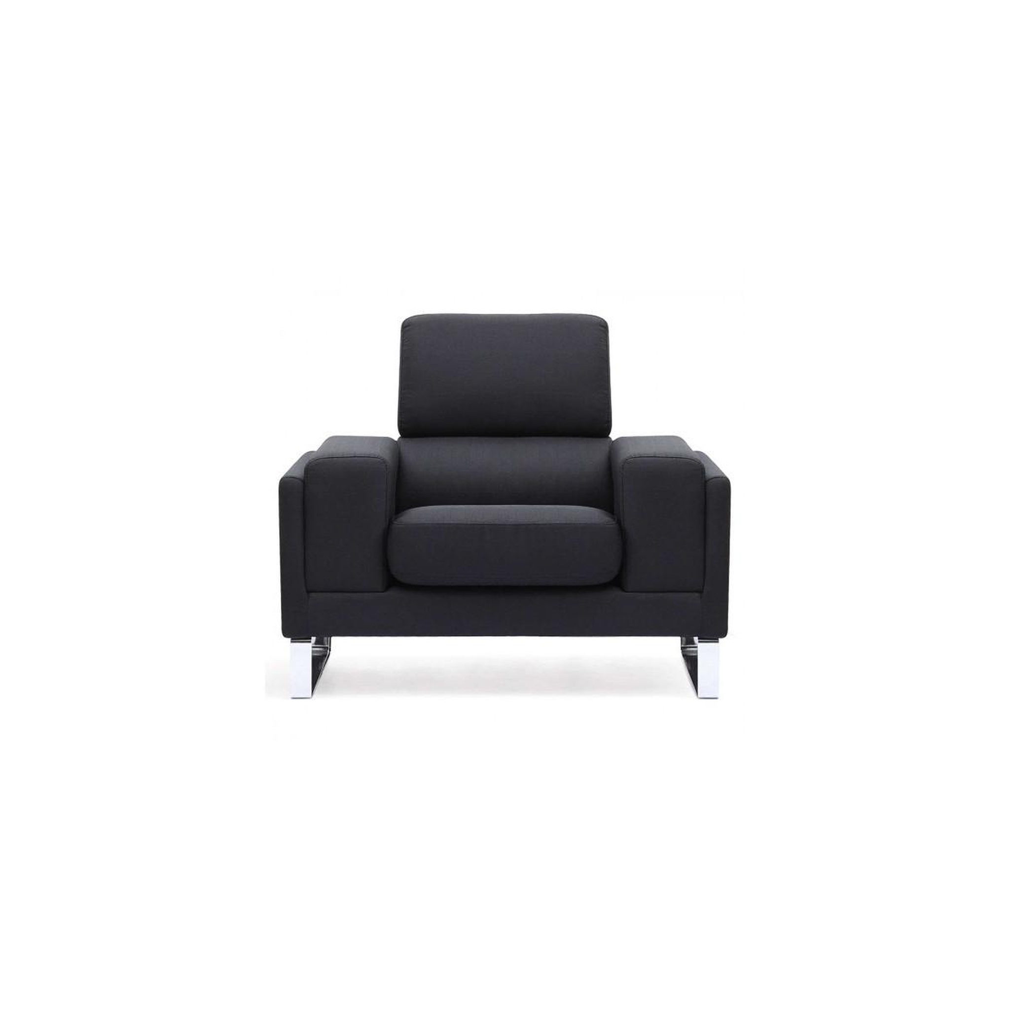 Voir la diapositive 5 : Paris Prix Fauteuil en tissu  ezekiel  104cm noir