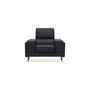 Voir la diapositive 5 : Paris Prix Fauteuil en Tissu  Ezekiel  104cm Noir