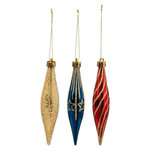 FEERIC LIGHT & CHRISTMAS Sujet de Noël 3 Glaçons  La Piste  15cm Multicolore