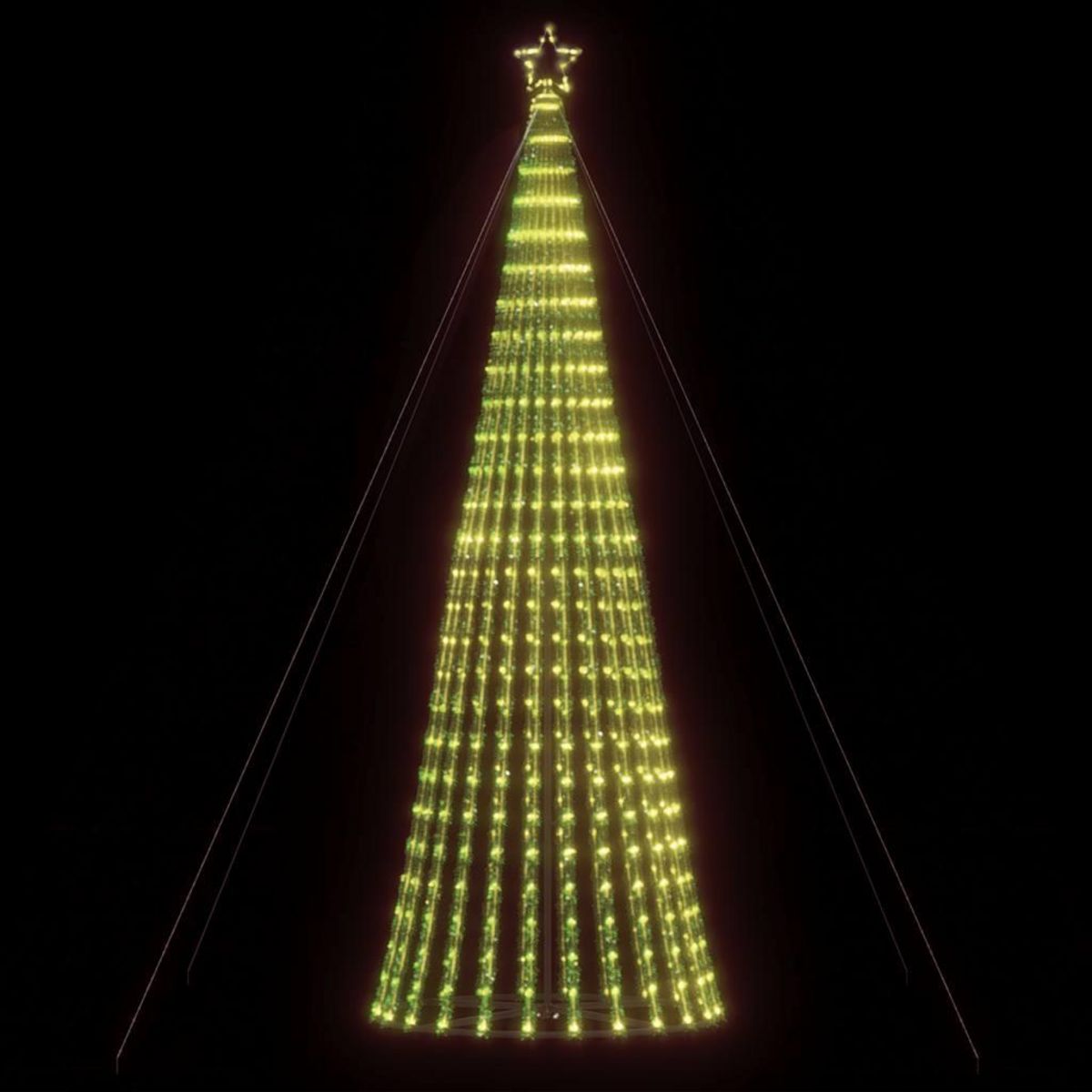 VIDAXL Sapin de Noël a LED 1028 LED blanc chaud 403 cm