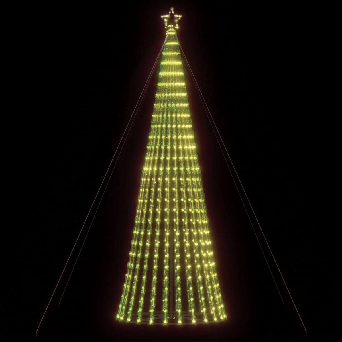 VIDAXL Sapin de Noël a LED 1028 LED blanc chaud 403 cm