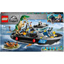 Voir la diapositive 1 : LEGO Jurassic World 76942 L'Évasion en bateau du Baryonyx