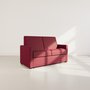 Voir la diapositive 1 : BEST MOBILIER Julia - canapé 3 places convertible express couchage quotidien 140 cm matelas 18 cm en tissu