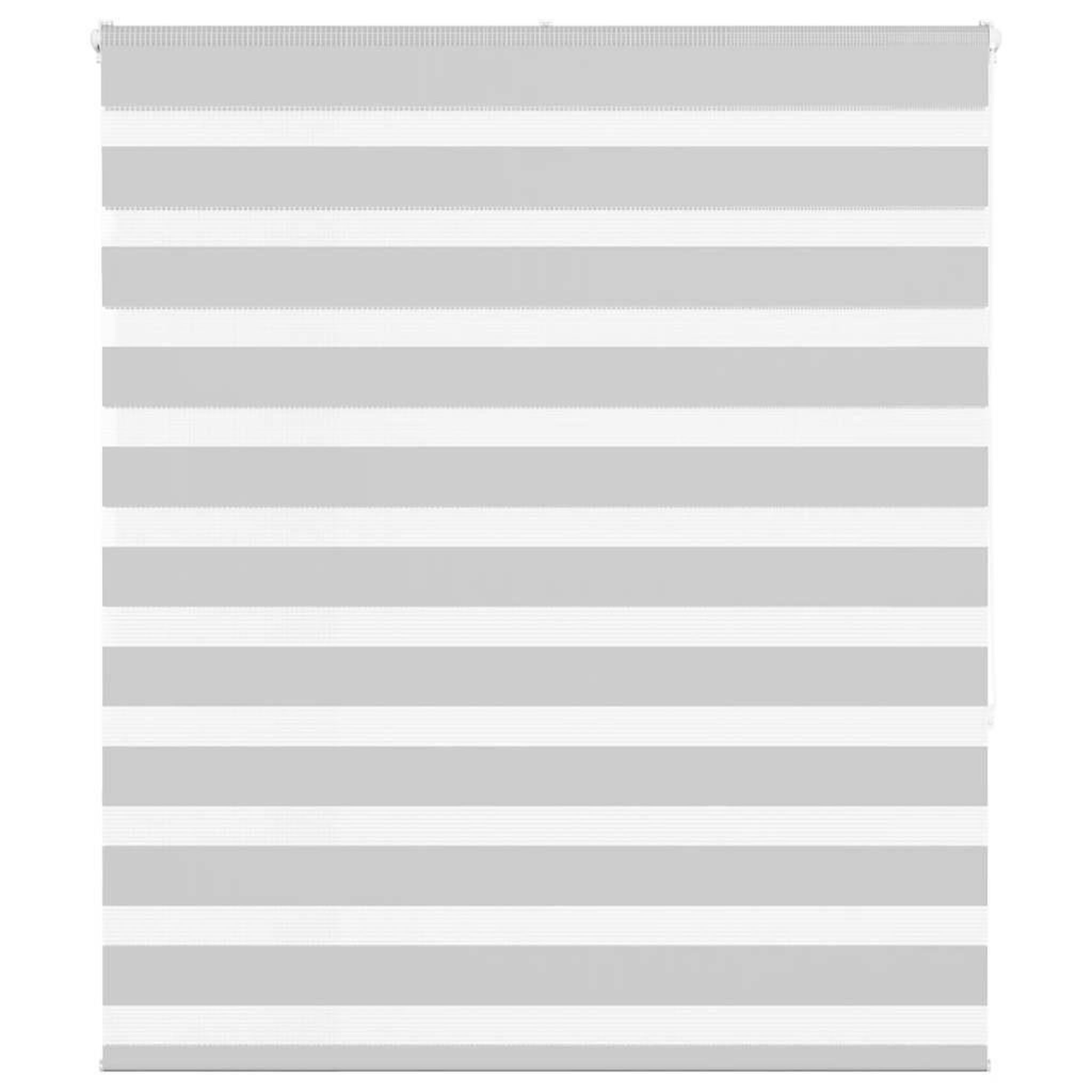 VIDAXL Store zebre gris clair largeur du tissu 125,9 cm polyester