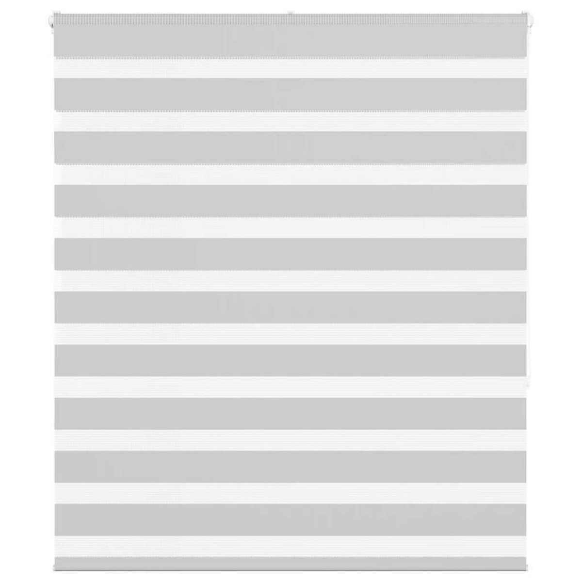 VIDAXL Store zebre gris clair largeur du tissu 125,9 cm polyester