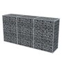 Voir la diapositive 3 : VIDAXL Panier de gabion Acier galvanise 200x50x100 cm