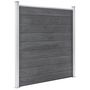 Voir la diapositive 4 : VIDAXL Cloture de jardin WPC 1737x186 cm Gris