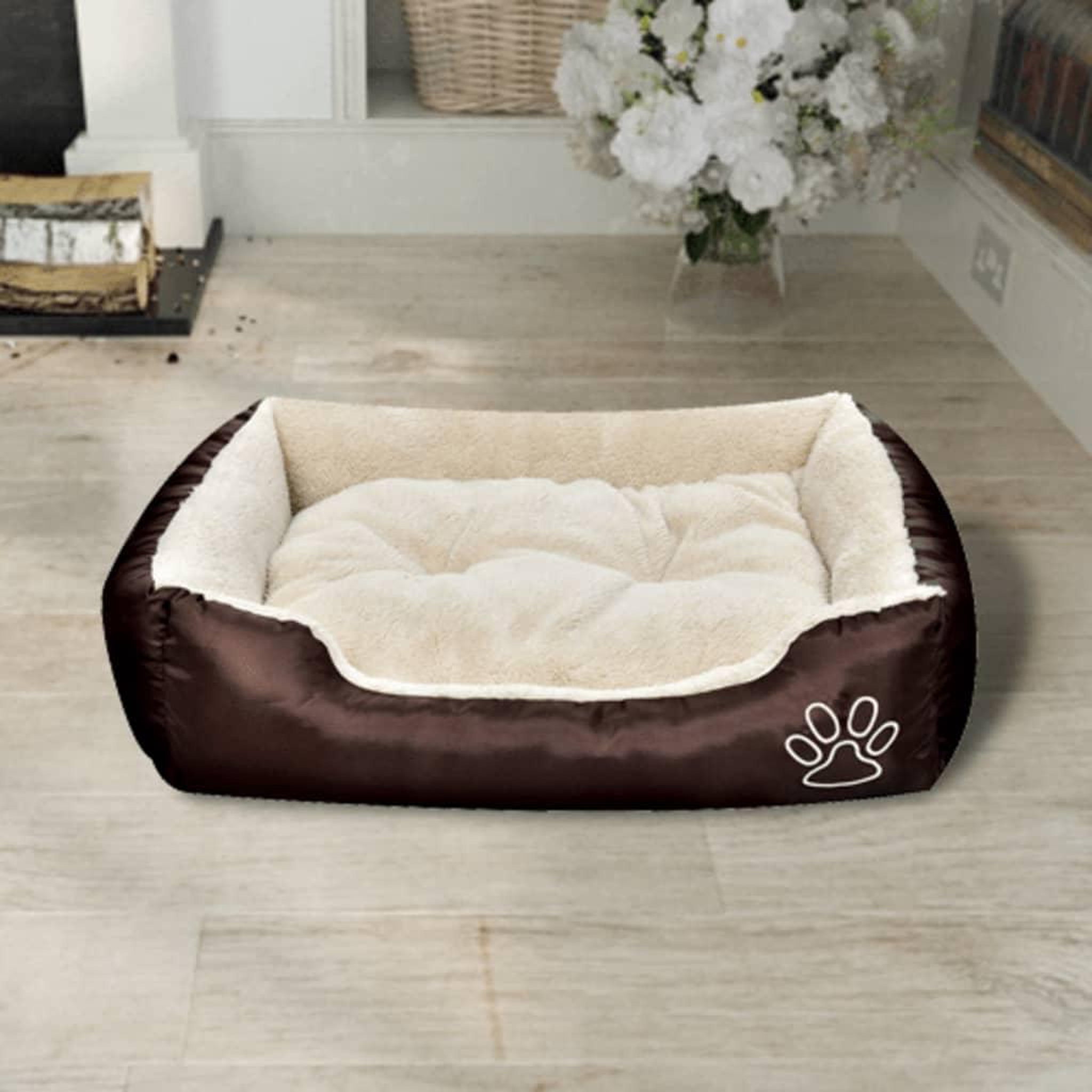 Voir la diapositive 2 : VIDAXL Lit chaud pour chiens avec coussin rembourre Taille M