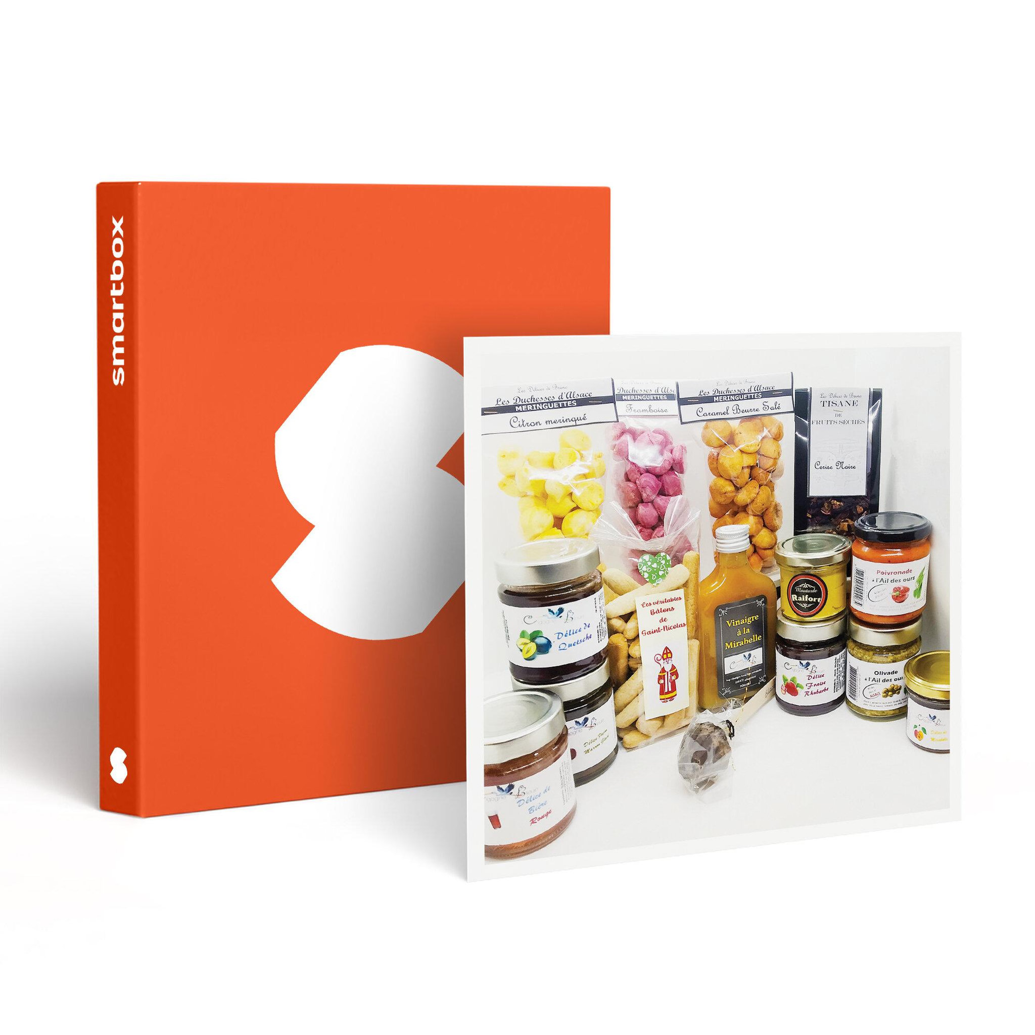 Smartbox Coffret savoureux alsacien : 13 produits livrés chez vous - coffret cadeau gastronomie
