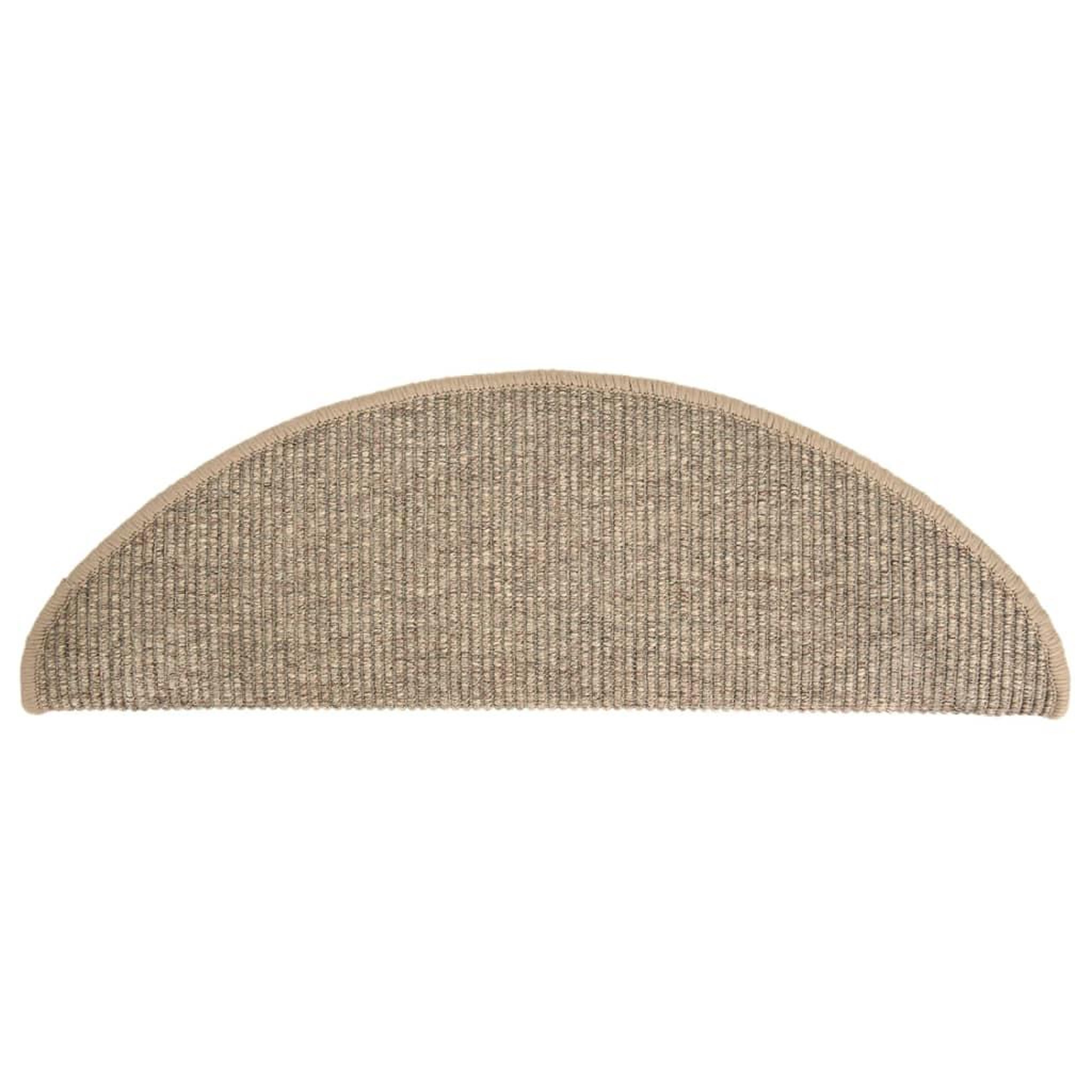 Voir la diapositive 5 : VIDAXL Tapis d'escalier auto-adhesifs 15 pcs Beige fonce 65x21x4 cm