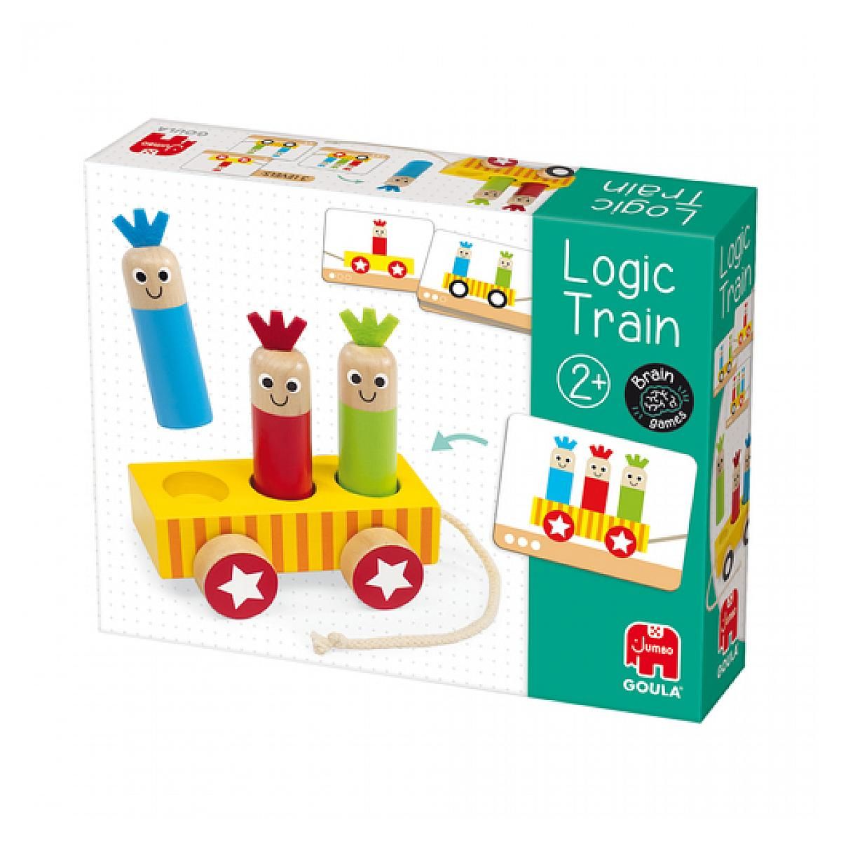 Goula Logic train en bois a assembler