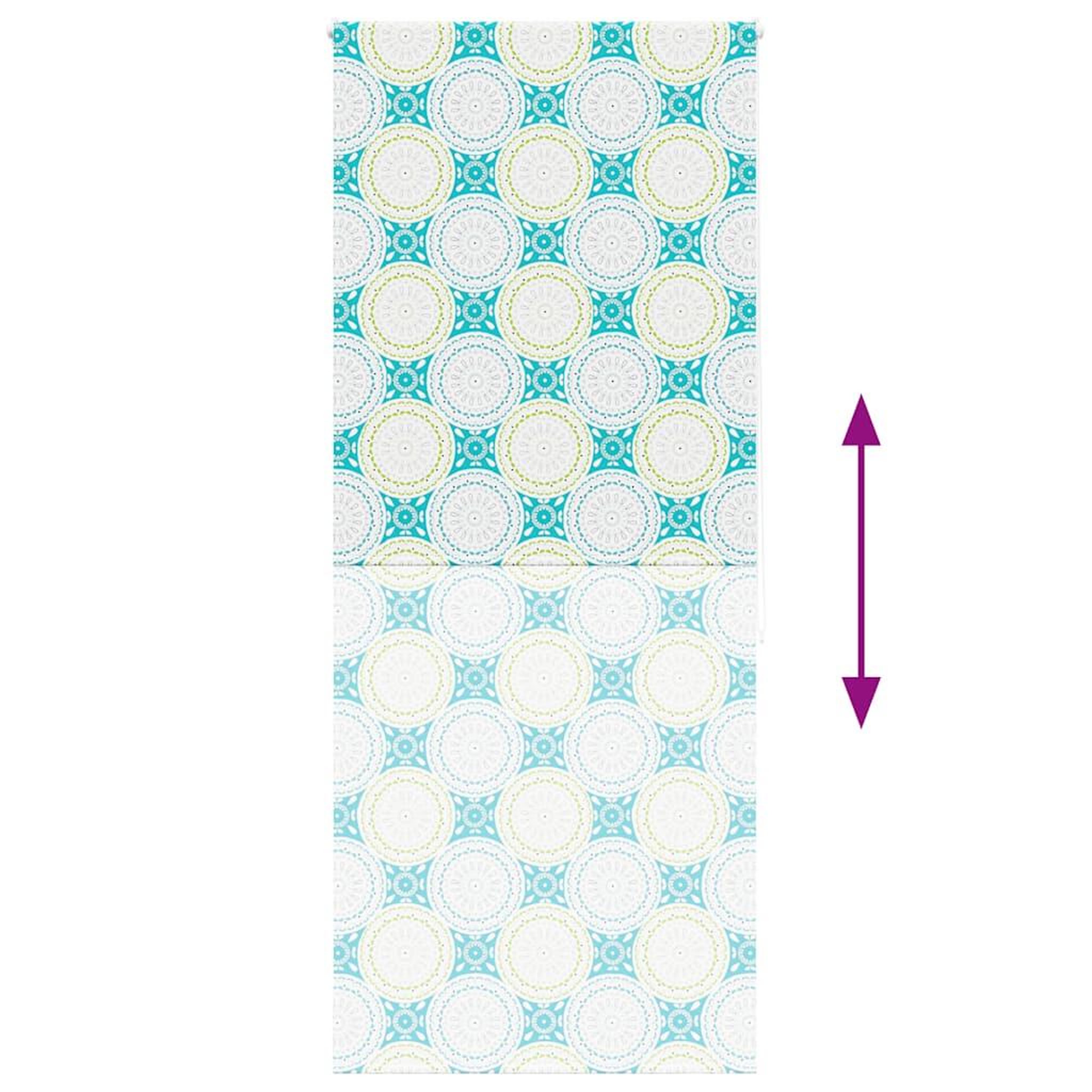 Voir la diapositive 5 : VIDAXL Store enrouleur de douche 90x240 cm largeur du tissu 86 cm