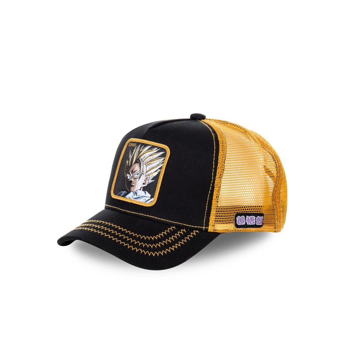 CAPSLAB Casquette Dragon Ball Z Saiyan Jaune
