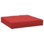 Voir la diapositive 2 : VIDAXL Coussin de palette rouge 60x60x8 cm tissu oxford