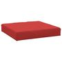 Voir la diapositive 2 : VIDAXL Coussin de palette rouge 60x60x8 cm tissu oxford