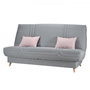 Voir la diapositive 3 : BULTEX COMFORT BULTEX Clic clac 3 places - Tissu gris - Made in France - L 192 x P 95 x H 101 - MONA