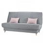 Voir la diapositive 3 : BULTEX COMFORT BULTEX Clic clac 3 places - Tissu gris - Made in France - L 192 x P 95 x H 101 - MONA