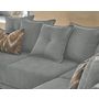 Voir la diapositive 6 : BEST MOBILIER Lena - canapé d'angle droit convertible - 5 places - gris clair - style scandinave - gris clair