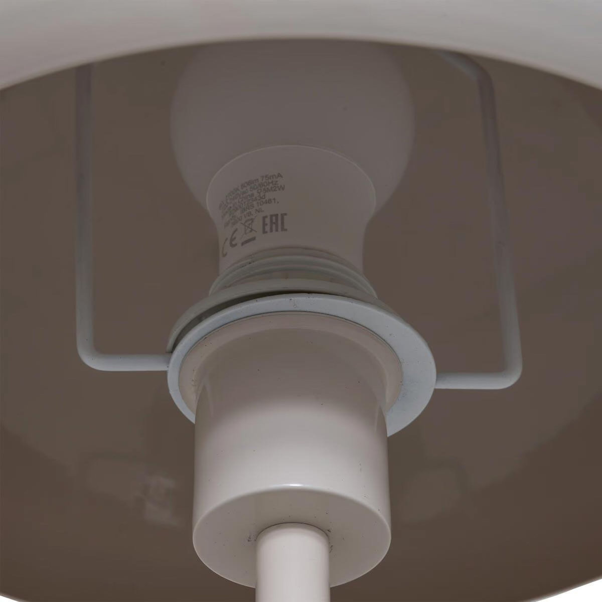 ATMOSPHERA Lampadaire Droit Champignon  Savio  140cm Beige