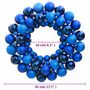 Voir la diapositive 5 : VIDAXL Couronne de Noël bleu 45 cm polystyrene