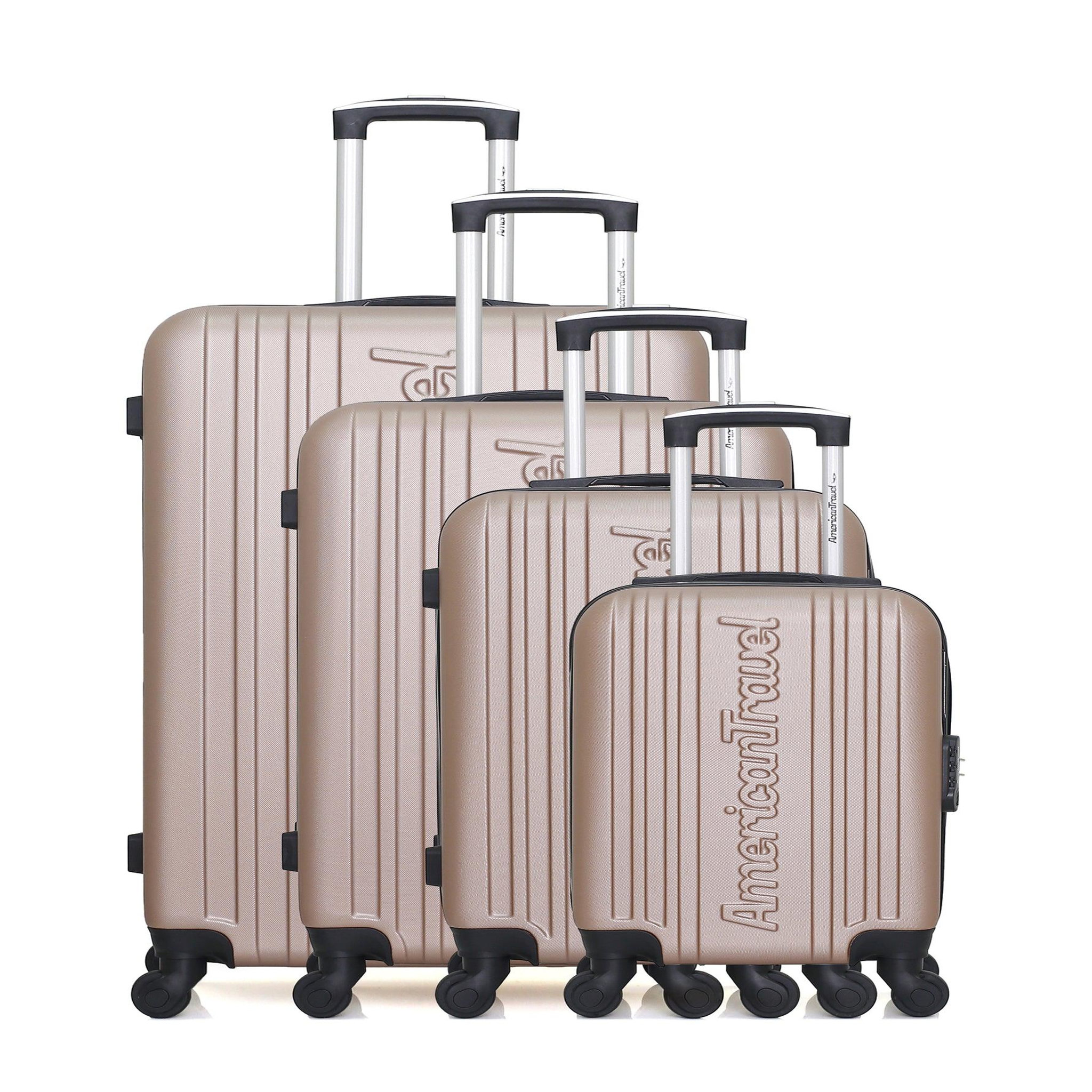 AMERICAN TRAVEL American travel - set de 4 valises springfield-m 75 cm 4 roues