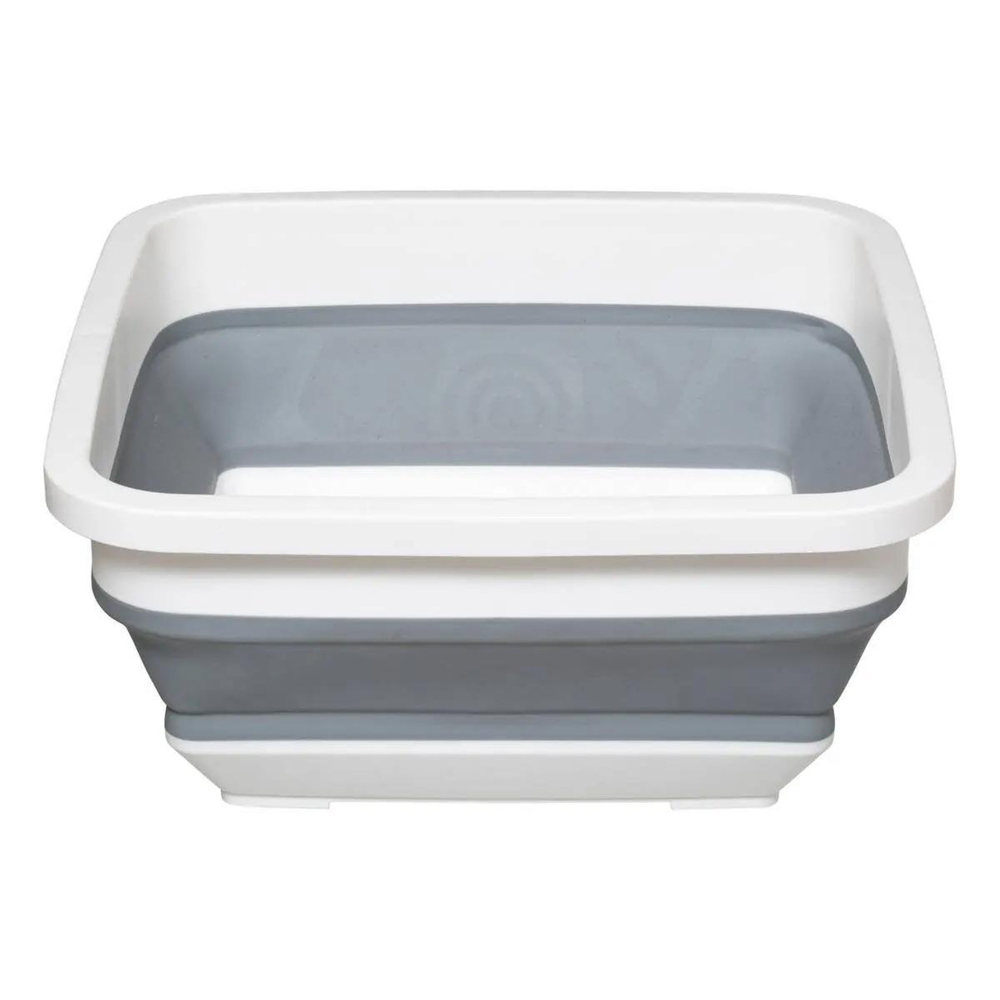 FIVE Bassine carrée  rétractable  8l blanc & gris