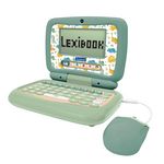 Lexibook Mon premier ordinateur éducatif bilingue dinosaure (EN/FR)