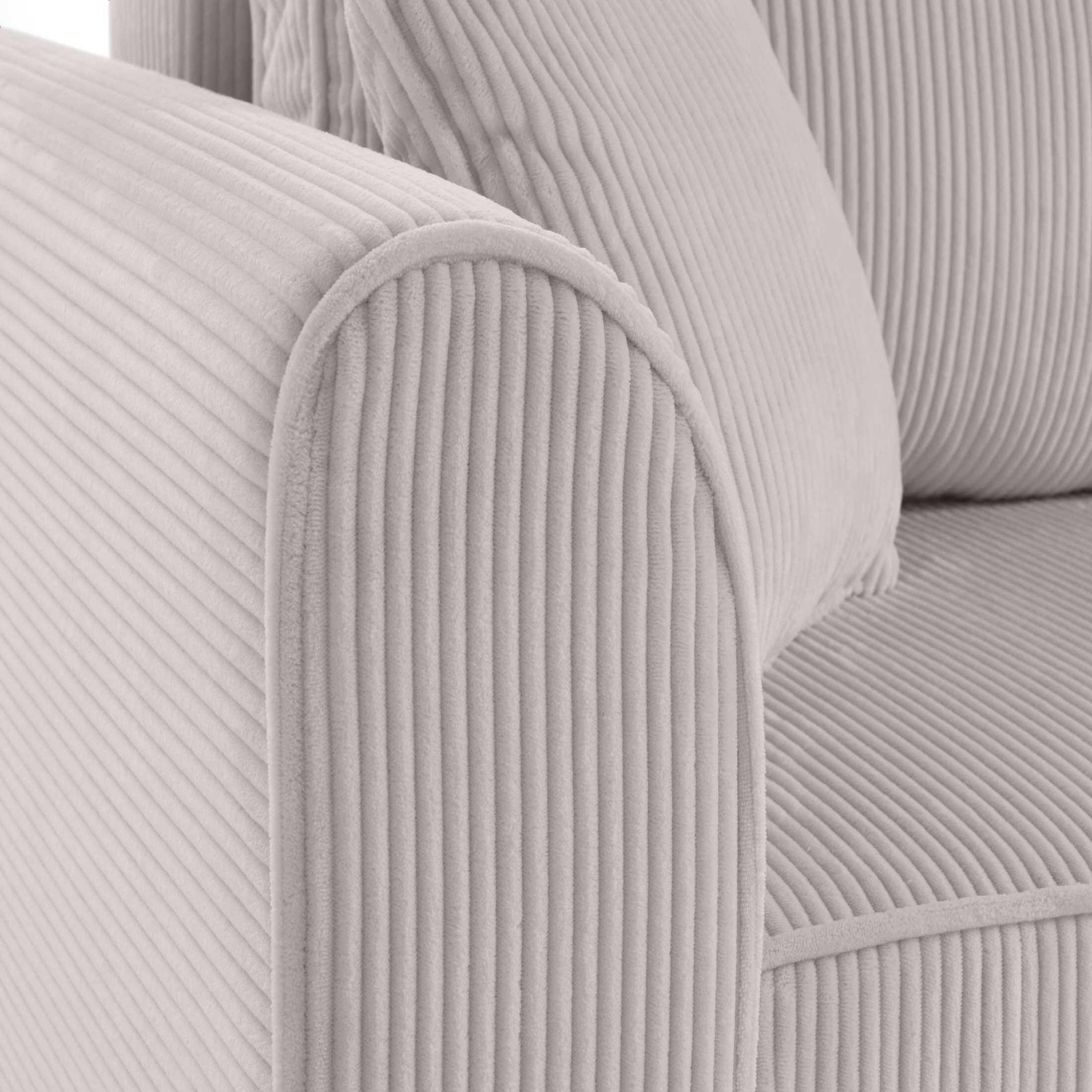 Voir la diapositive 5 : BEST MOBILIER Saphir - canapé d'angle réversible 4 places - convertible avec coffre - en velours côtelé