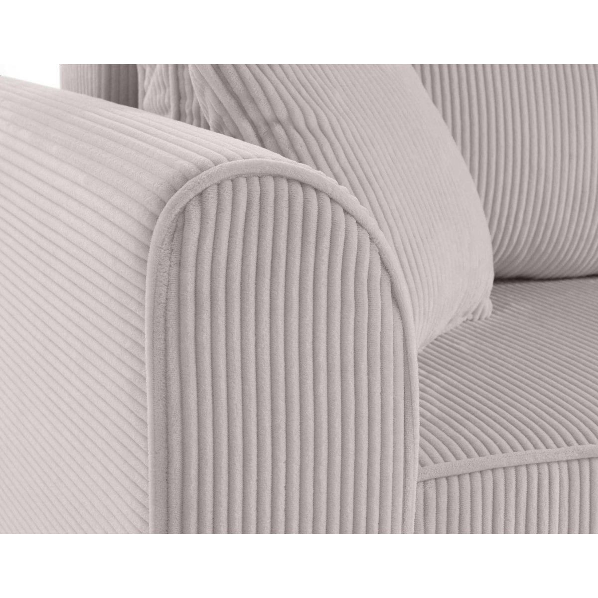 BEST MOBILIER Saphir - canapé d'angle réversible 4 places - convertible avec coffre - en velours côtelé