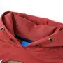 VIDAXL Sweatshirt a capuche pour enfants rouge brule 140