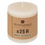 Voir la diapositive 2 : ATMOSPHERA Bougie Ronde  Rustic  7cm Ivoire