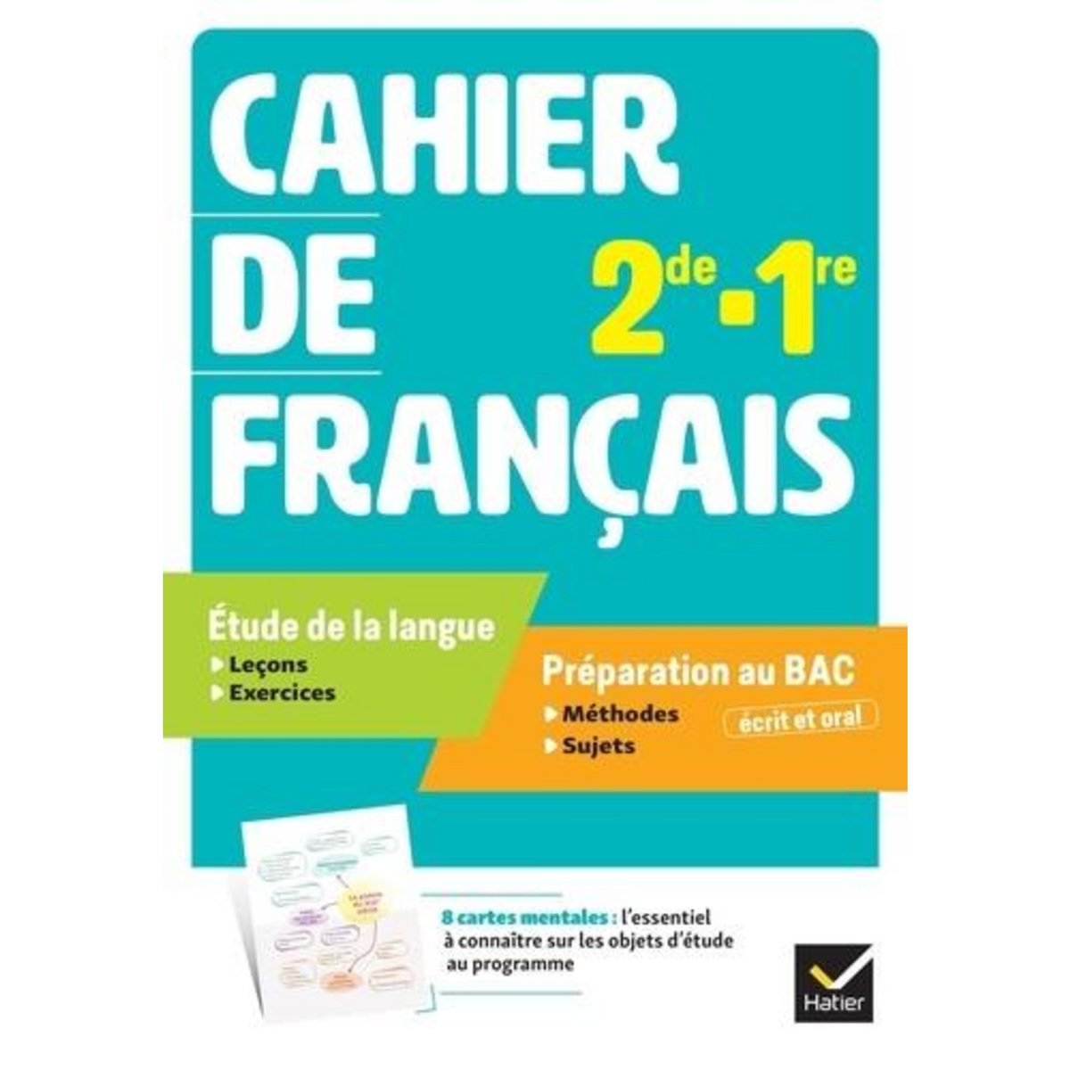 CAHIER DE FRANCAIS 2DE-1RE. EDITION 2025, Buestel Aurélie