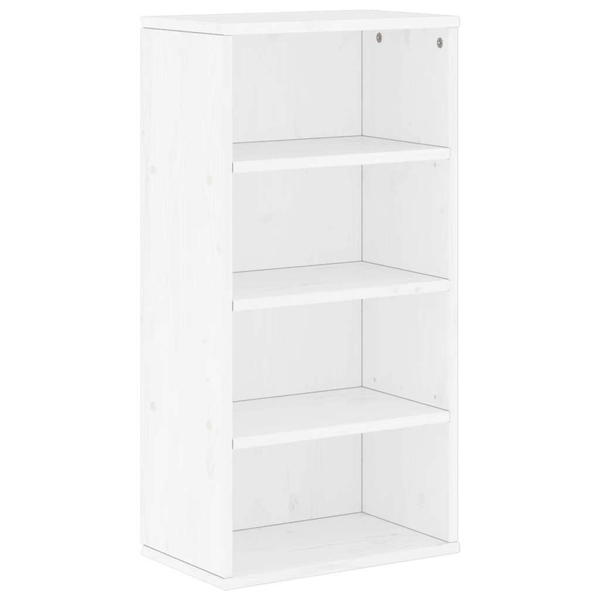 Voir la diapositive 2 : VIDAXL Armoire laterale ODDA blanc 40x24x79 cm bois massif pin