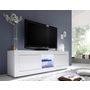 Voir la diapositive 1 : BEST MOBILIER Milo - meuble tv - blanc - 181 cm