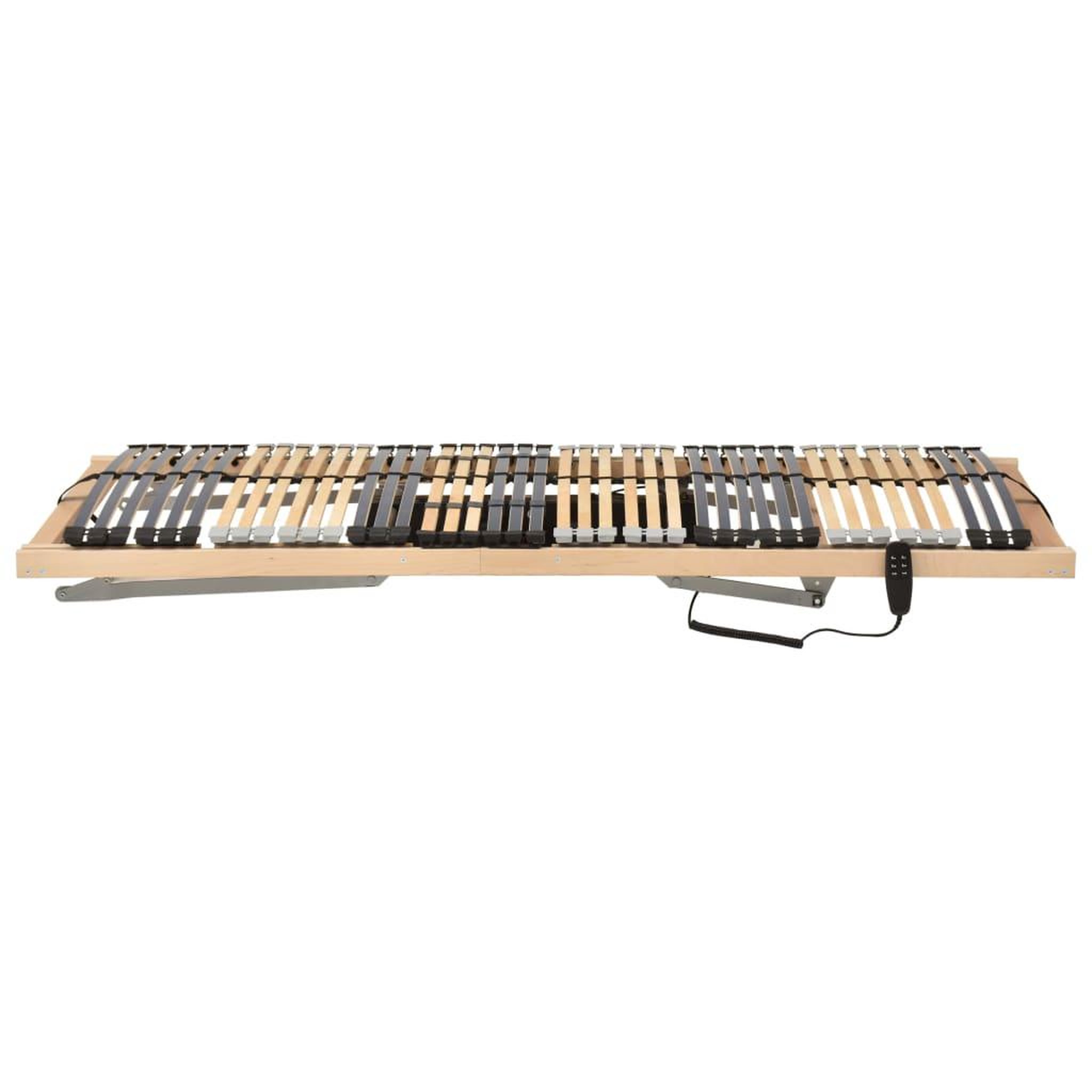 Voir la diapositive 5 : VIDAXL Sommier a lattes electrique sans matelas avec 7 zones 70x200 cm