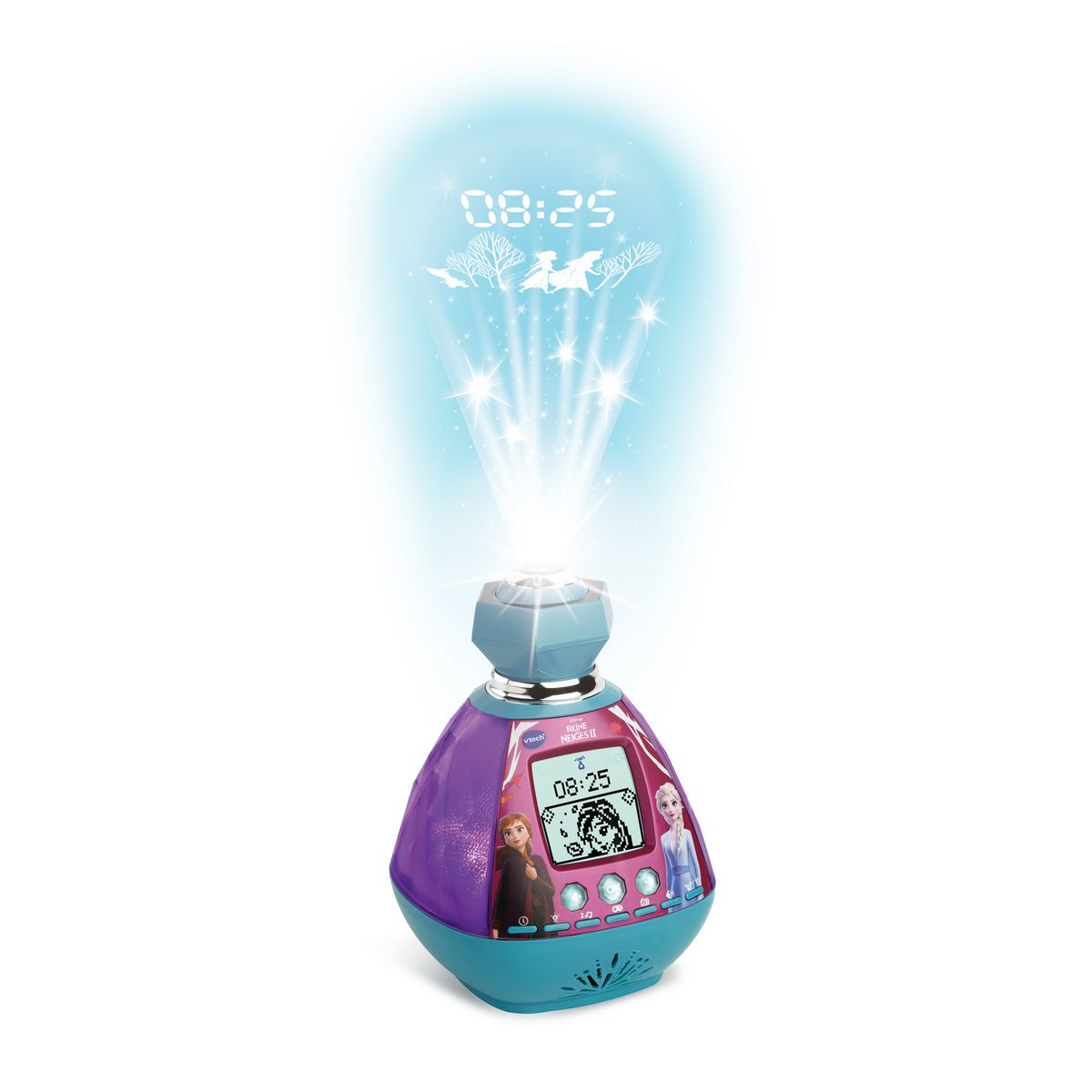 VTECH Réveil magique 9 en 1 KidiMagic Color Show - La reine des neiges 2