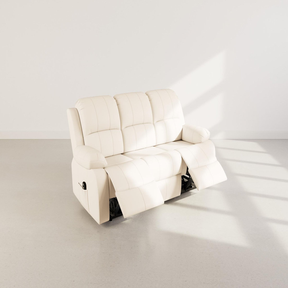 BEST MOBILIER Armand - canapé 3 places relax électrique en simili