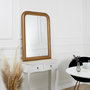 Voir la diapositive 3 : Paris Prix Miroir Mural Déco  Moulure  104cm Doré