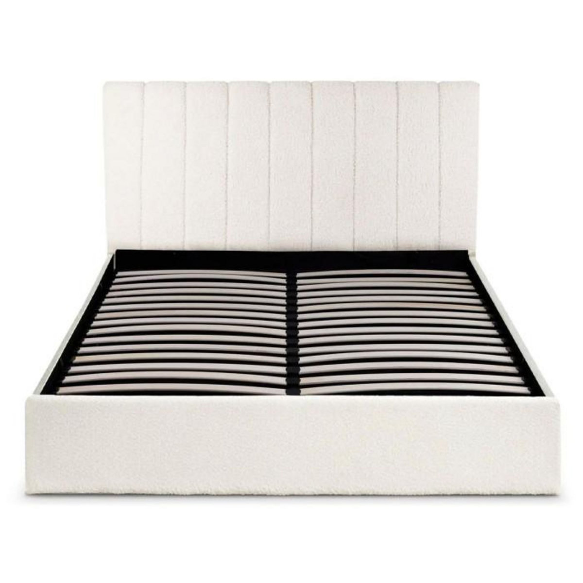 Paris Prix Lit Coffre Design Bouclette  Songa  160x200cm Beige